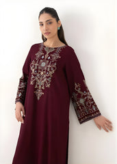 Maroon Ember-2PC Stitched