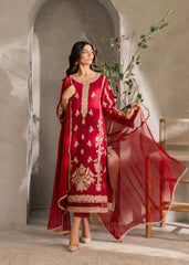 Mahrosa Winter – Embroidered 3PC