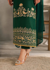 Green Willow – Embroidered 3PC