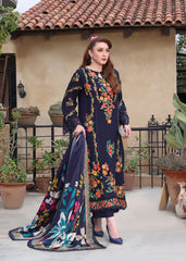 Winter Bloom – Dhanak Embroidered 3PC