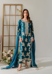 Zinnia Winter – Embroidered 3PC