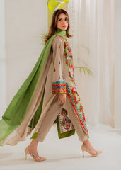 Multi Beige-3PC Stitched