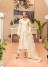 Off White-3PC Stitched