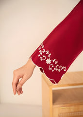 Maroon Majesty-2PC Stitched