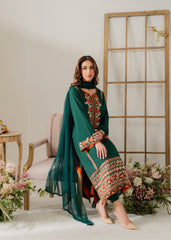 Mongia Winter – Embroidered 3PC