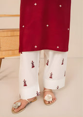 Maroon Majesty-2PC Stitched