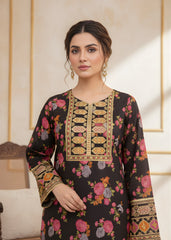 Midnight Charm – Silk 3PC Stitched