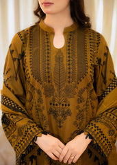 Olive Dusk – Embroidered 3PC