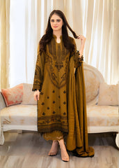 Olive Dusk – Embroidered 3PC