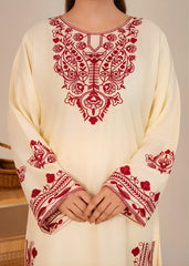 Cream Serenity-3PC Stitched