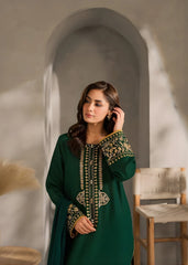 Green Willow – Embroidered 3PC