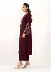 Maroon Ember-2PC Stitched