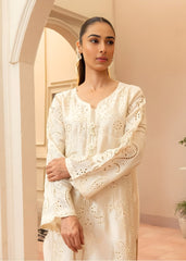 Off White-3PC Stitched