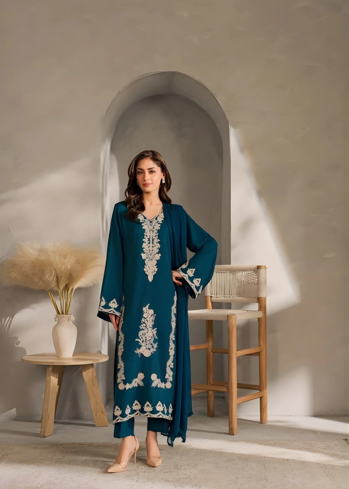 Zinc Serenity – Embroidered 3P