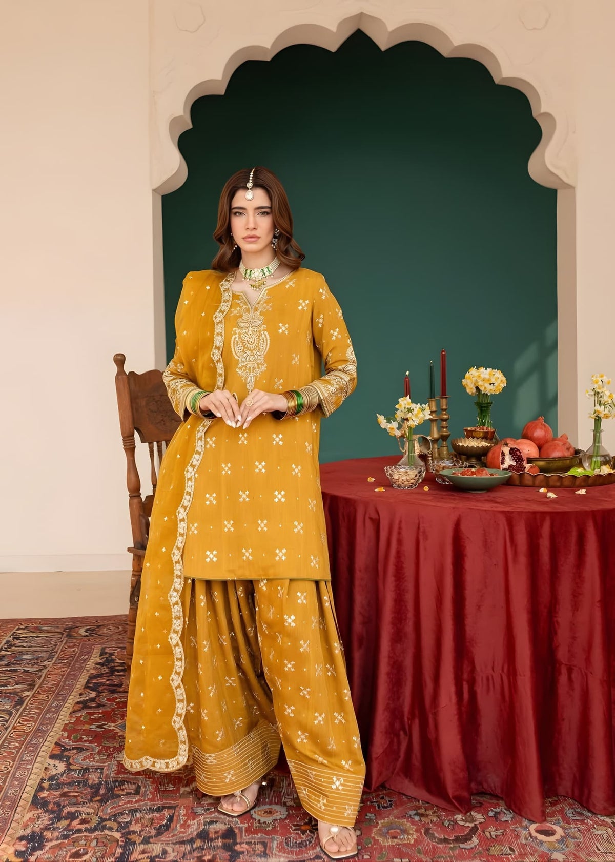 Mayra-Lawn 3Pc Stitched