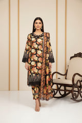 Faded Blossom - 3pc Stitched