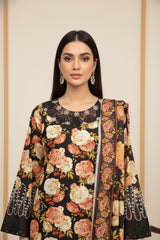 Faded Blossom - 3pc Stitched